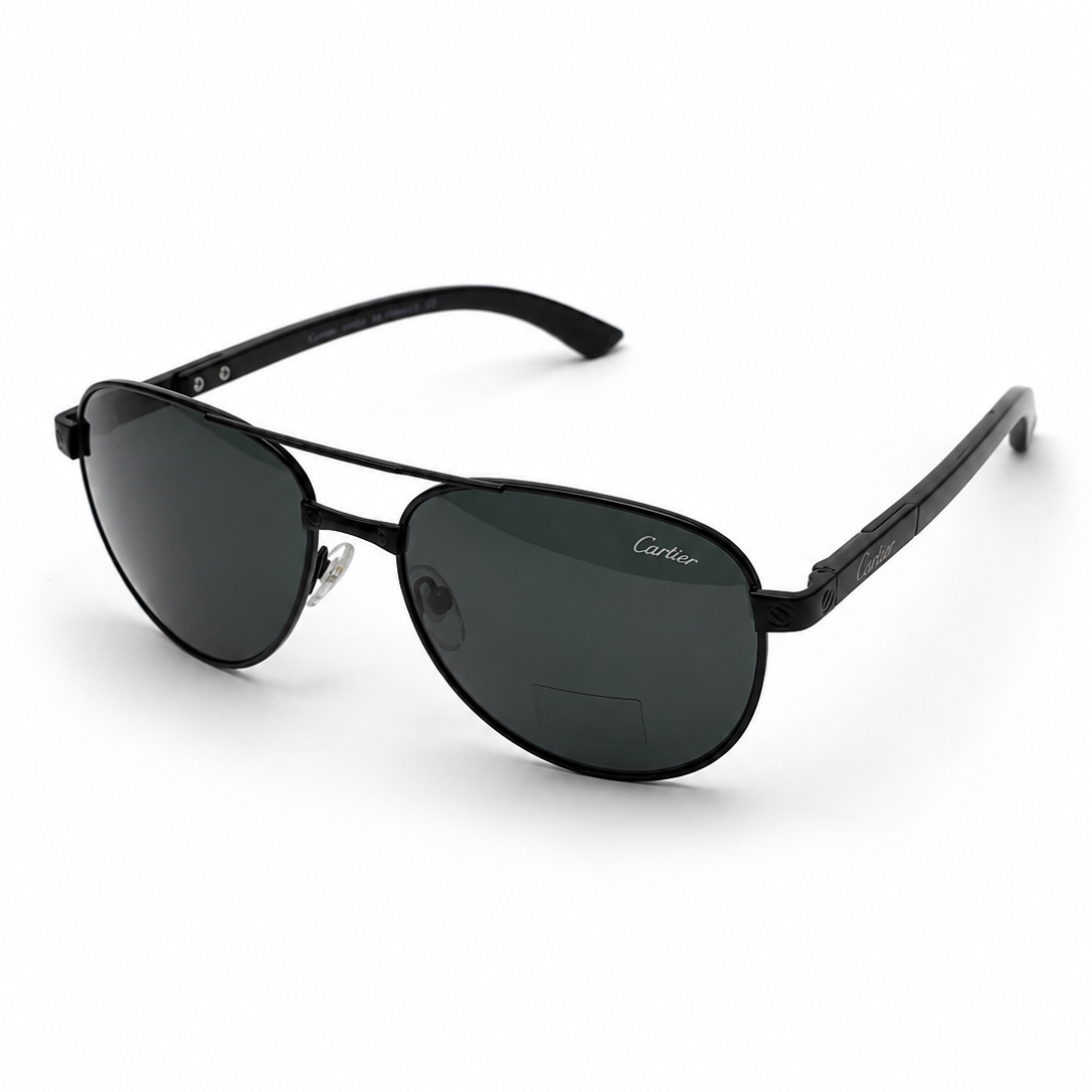 Cartier Santos Aviator – 3/4 Angled View on White Background