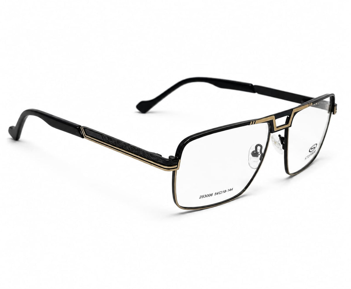 Stepper 253008 Black Gold - Three Quarter Angle White Background Variant