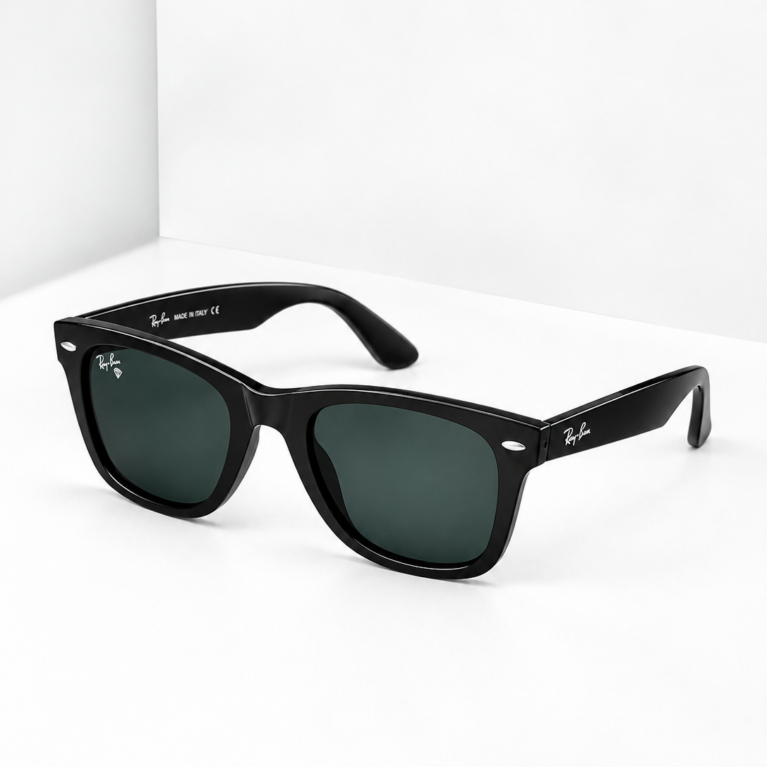 Ray-Ban Wayfarer State Street Sunglasses Havana Tortoise Green G-15 - RB2186 Premium