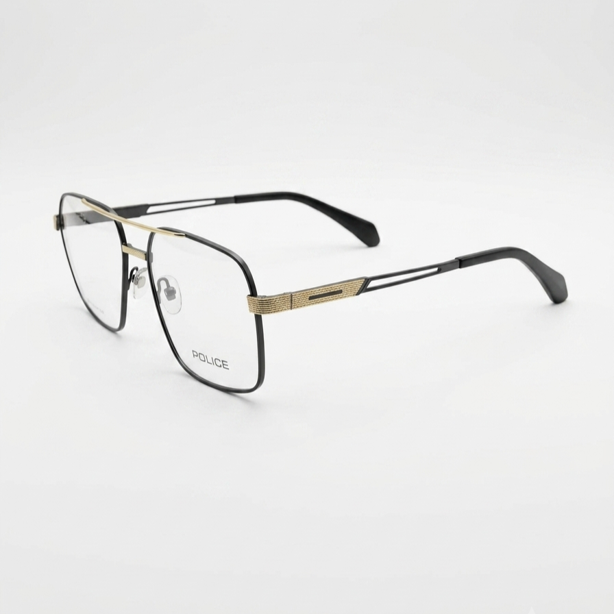 Police 253703 Black Gold - Three Quarter Angle White Background