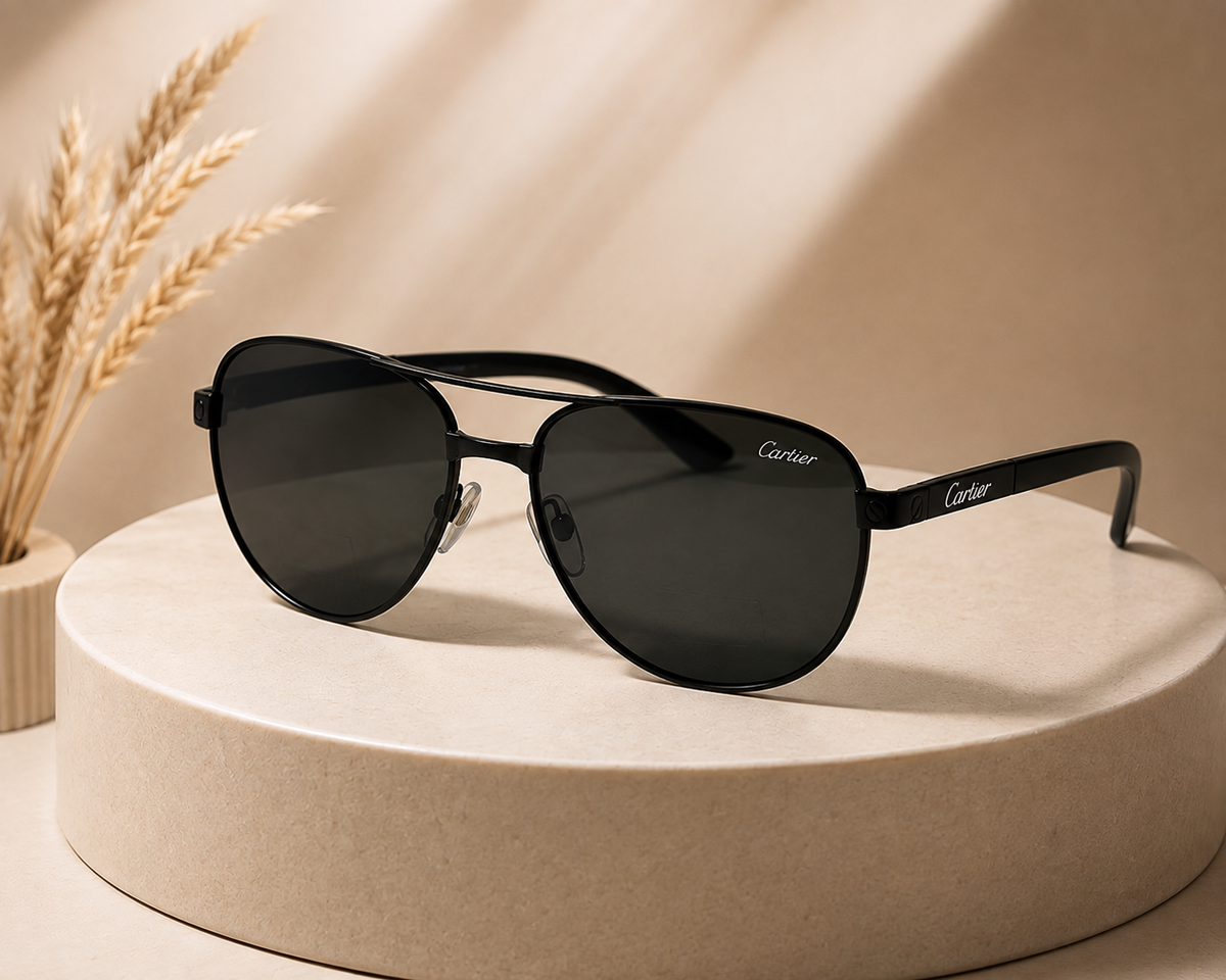 Cartier Aviator Sunglasses - Lifestyle Display Shot