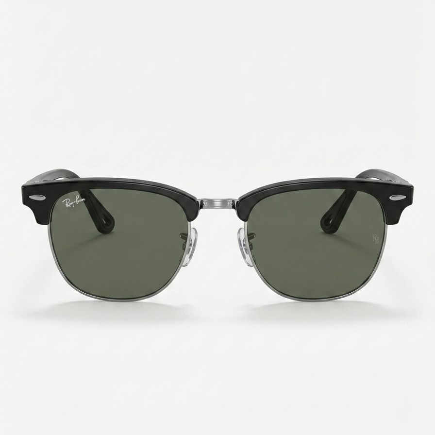 Ray-Ban Clubmaster RB3016 – Front View on White Background