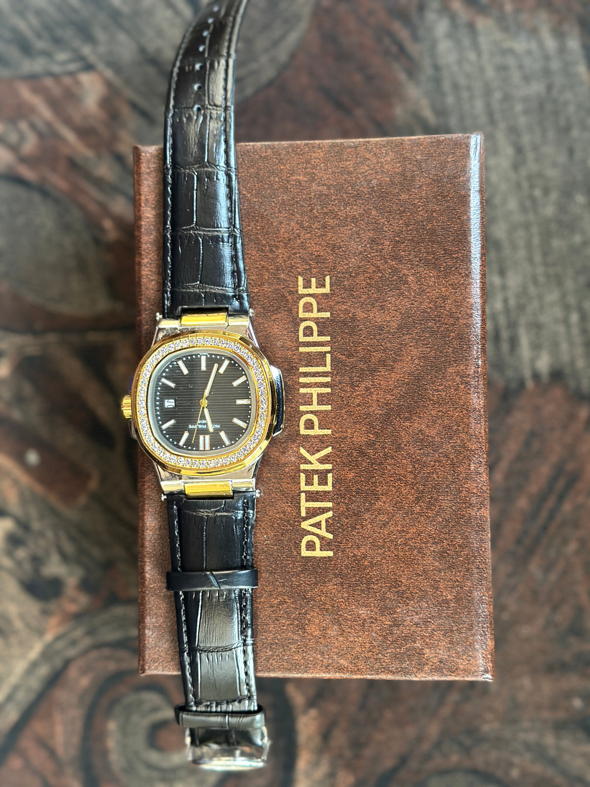 Gold Bracelet Men's Luxury Wrist Watch