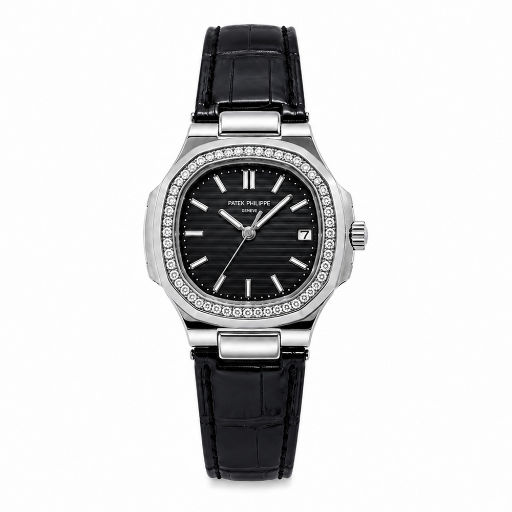 Patek Philippe Nautilus Ladies Diamond Bezel Watch