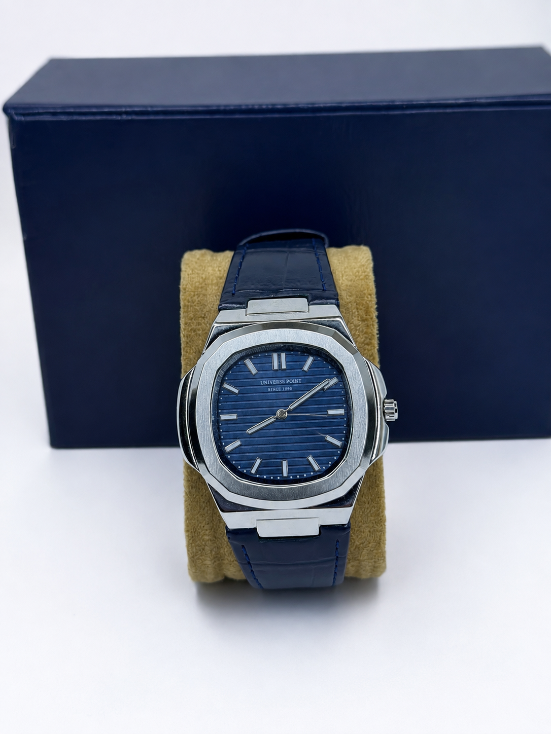 Silver Square Dial Men's Sports Watch