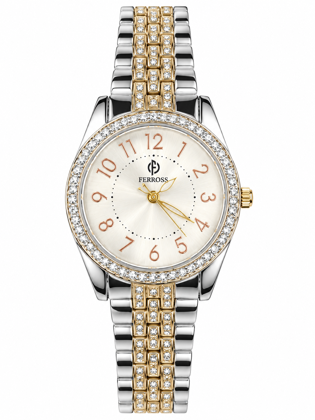 Ferro Luxury Rhinestone Analog Watch